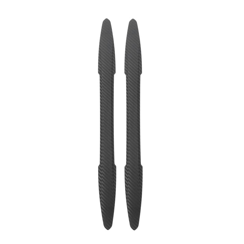 Bumper Strip 3M Adhesive Rubber Protector - Durable Carbon Fiber Exterior Guard - Perfect Fit for Auto Front Bumpers - Image 1