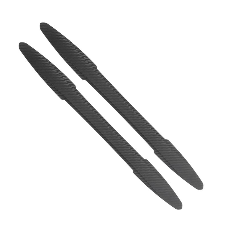 Bumper Strip 3M Adhesive Rubber Protector - Durable Carbon Fiber Exterior Guard - Perfect Fit for Auto Front Bumpers - Image 3