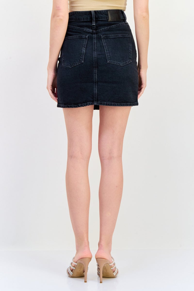 ESPRIT Women Embellished Mini Skirt, Black - Image 3