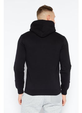 Champion Men Sportswear Fit Long Sleeve Outdoor Sweatshirt, Black  - Image 4