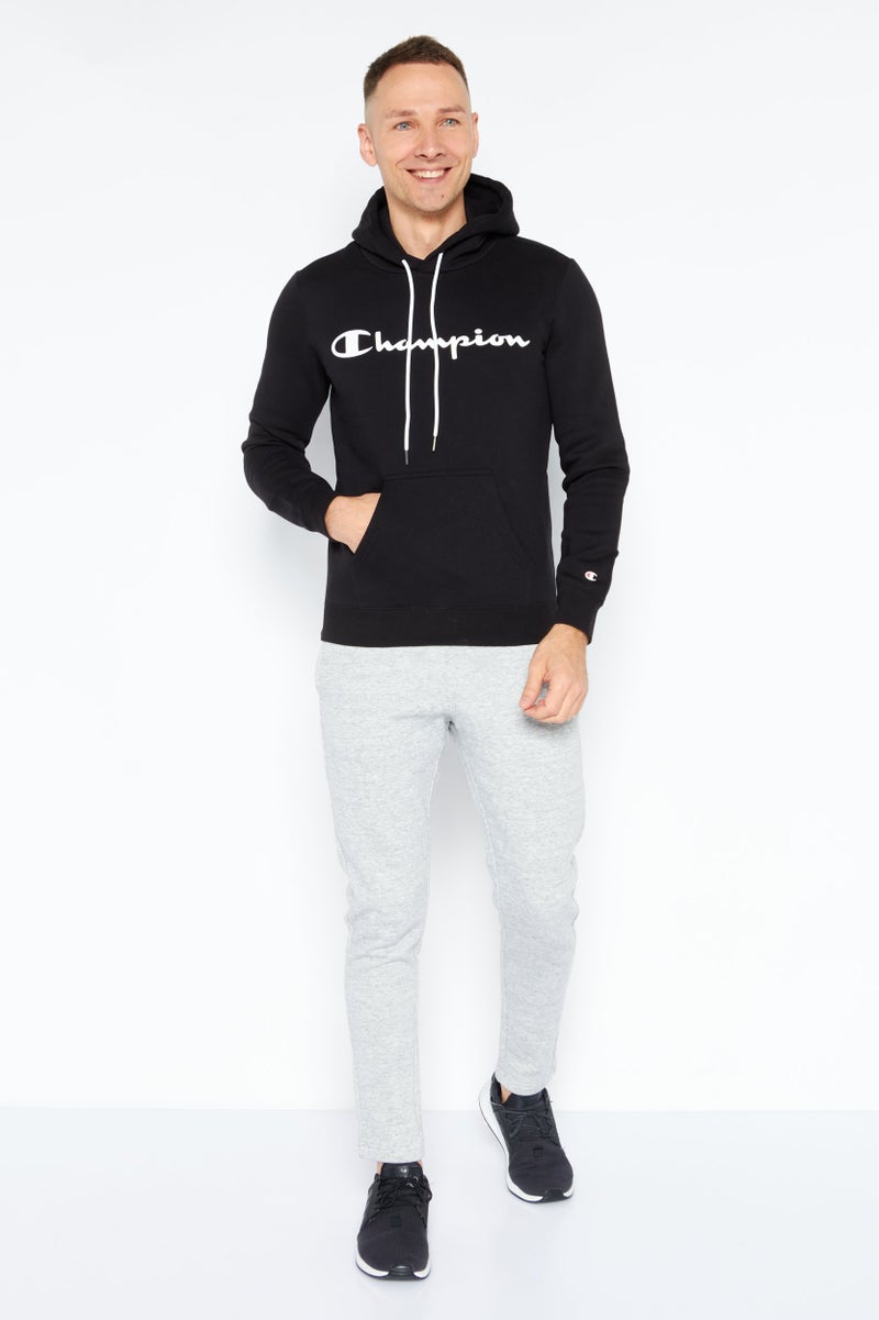 Champion Men Sportswear Fit Long Sleeve Outdoor Sweatshirt, Black - Image 2