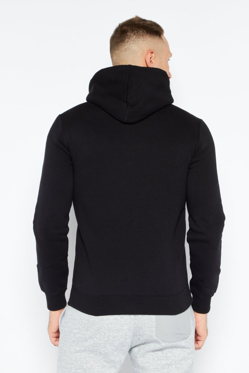 Champion Men Sportswear Fit Long Sleeve Outdoor Sweatshirt, Black - Image 4