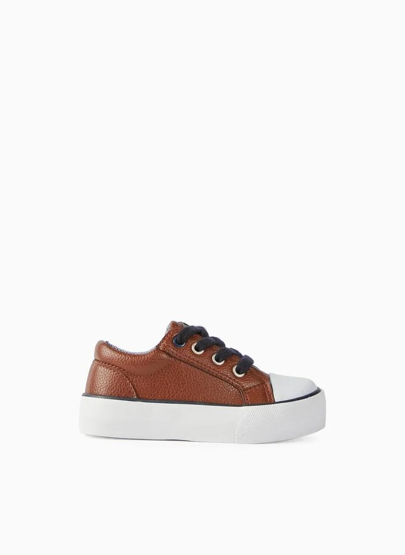 Zippy Trainers for Baby Boys, Brown