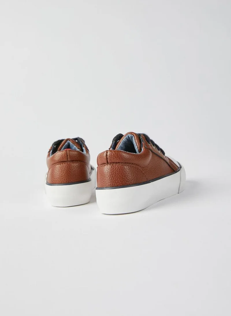Zippy Trainers for Baby Boys, Brown