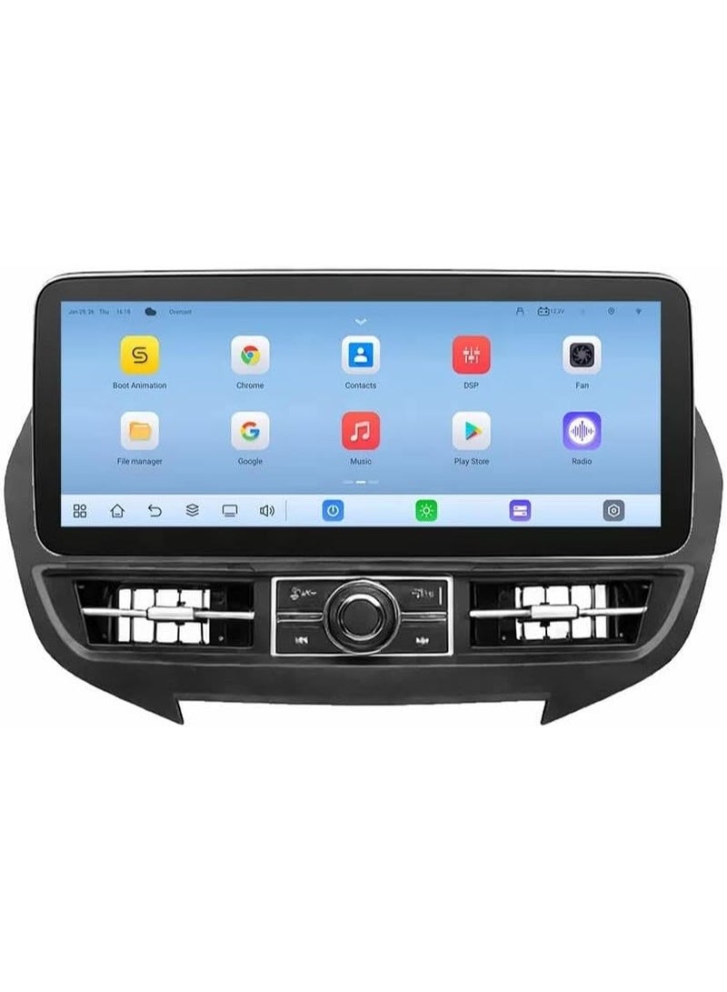 SHEZA STAR Android Car Stereo Hyundai Santa Fe IX45 2012-2017 Support Carplay, M-Link Wi-Fi BT, Radio GPS, 12.3 Inch IPS Screen with AHD Camera Included - Image 1