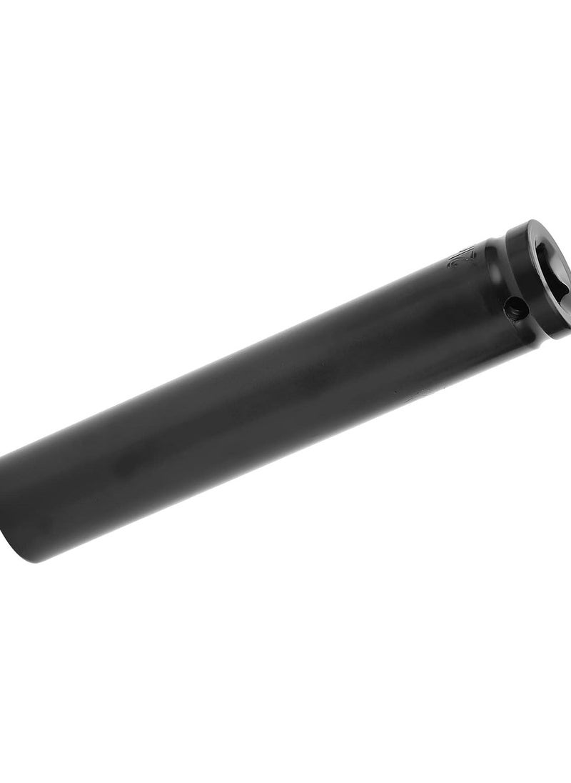 GGOOT Hand Drill Sockets Head, Hex Nut Adapter Socket High Hardness 21x150mm Carbon Steel Good Match for Ratchet Spanners for Pneumatic Drills  - Image 2