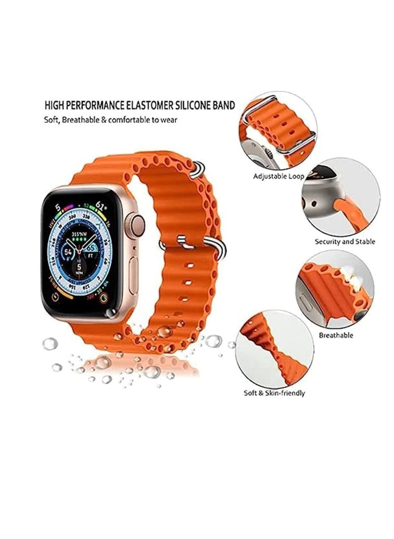 HW - Smart Watch With Health Fitness Tracker Sport Watch Supports addition Wrist Strap 45MM-Multicolour - Image 1