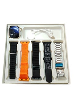 SP Smart Watch Ultra 5+1 AMOLED display With Health Fitness Tracker Sport Watch Supports 49MM-Black  - Image 2
