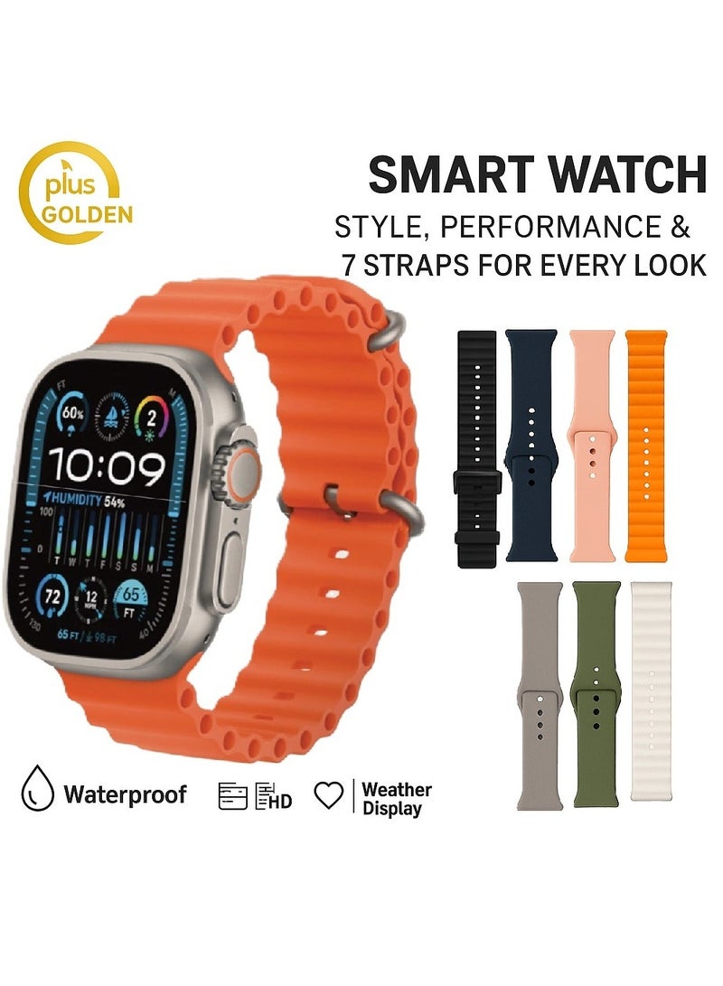 SP Smart Watch Ultra 7+1 AMOLED display With Health Fitness Tracker Sport Watch Supports 49MM - Image 1