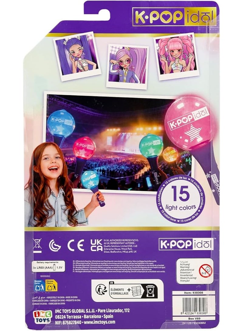 iMC Toys K-Pop Idol Light Stick, Battery Operated | Inspired by K-POP Concert Light Stick | Collectible | Perfect Gift for KPOP Fans! - Image 4