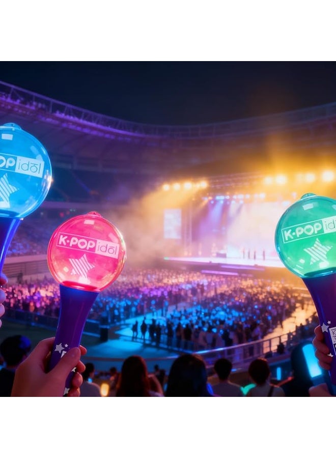iMC Toys K-Pop Idol Light Stick, Battery Operated | Inspired by K-POP Concert Light Stick | Collectible | Perfect Gift for KPOP Fans! - Image 5