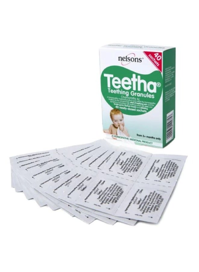 nelsons Nelson Teetha Teething Granulas, 40 Sachets - Image 2