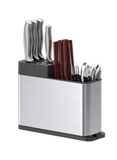 QSHOP Kitchen Utensil Holder, Stainless Steel Kitchen Utensil Holder, Detachable Knife Holder, Large Kitchen Tool Organizer, Multifunctional Kitchen Utensil Organizer, Space Saving  - Image 1