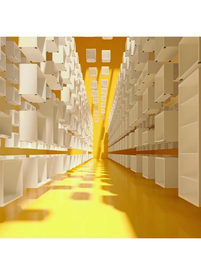 Shelf, white, 56x16 cm  - Image 2