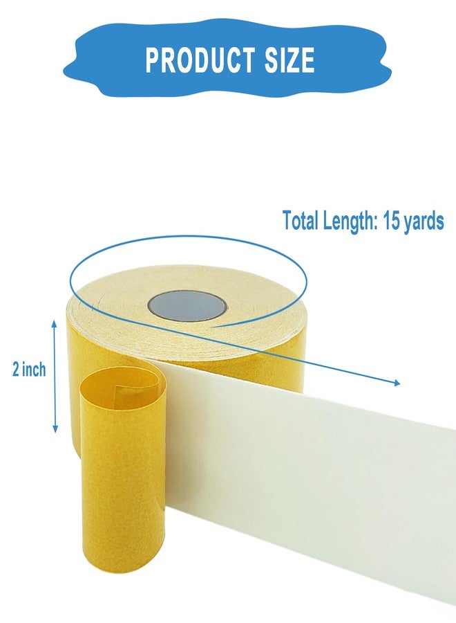 ARRYNTHEON Double Sided Carpet Tape for Hardwood Floors 2 Inch x 15 Yards Non Slip Rug Tape for Tile Floors, Easy to Remove Without Residue Rug Tape Gripper for Carpet (Yellow, 2Inch x 15Yards) - Image 5