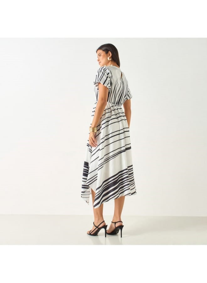 2Xtremz Striped Handkerchief Dress  - Image 1