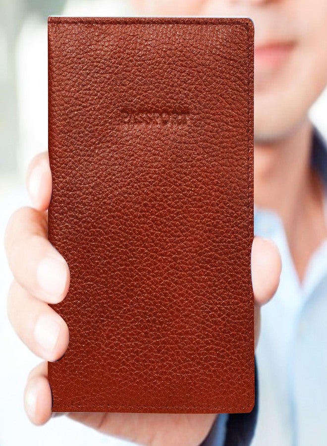 ABYS Genuine Leather Tan Passport Holder||Card Holder||Wallet for Women and Girl's - Image 5