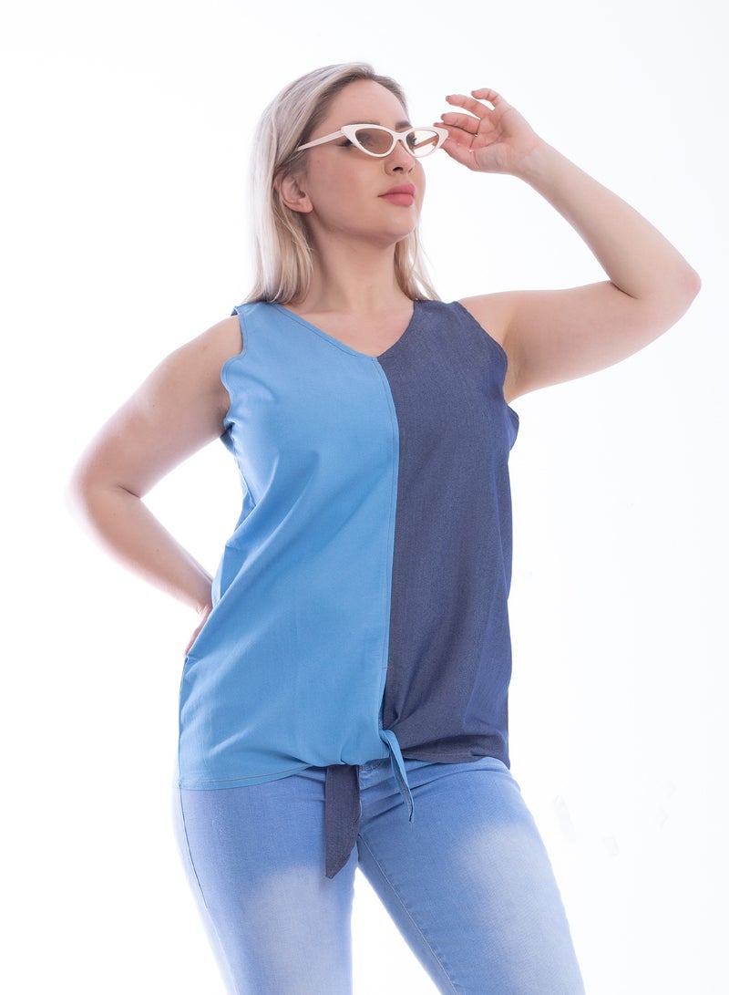 BEBO Jeans Cut With A Drawstring Blouse - Image 2