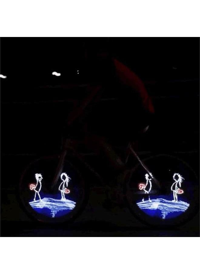 LIXADA - 416 LEDs Bicycle Wheel Lights High Resolution Bike Spoke Wheel Light Programmable RGB Display Rechargeable Bicycle Wheel Hub  Lamp - Image 1