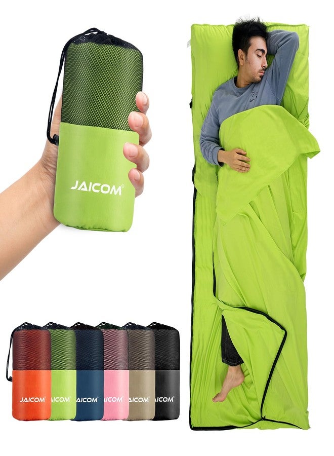 JAICOM Sleeping Bag Liner, Travel Sheets & Adult Sleep Sack, Ultralight and Portable Summer Sleeping Bag - Ideal for Backpacking, Hotels and Hostels, Business Trips, Camping - Image 1