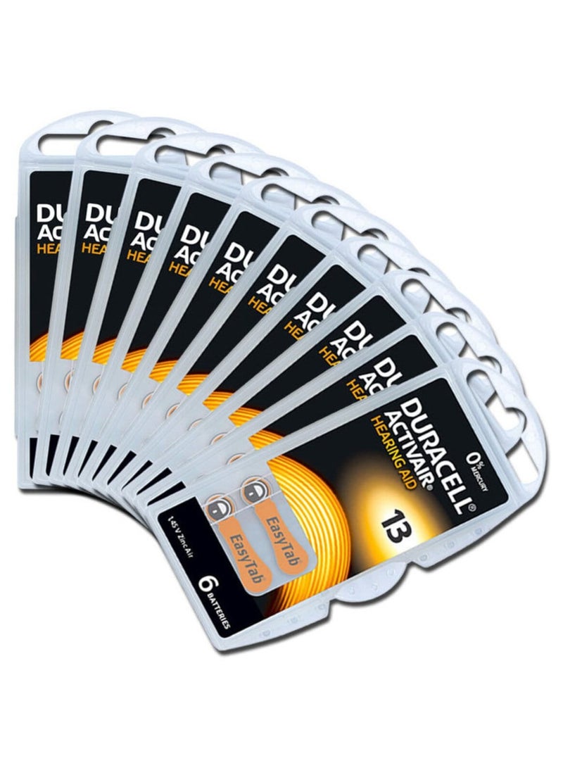 Duracell 60-Pieces Duracell Activair (Size 13) Hearing Aid 1.45V Zinc-Air Hg0% Mercury Batteries  - Image 2