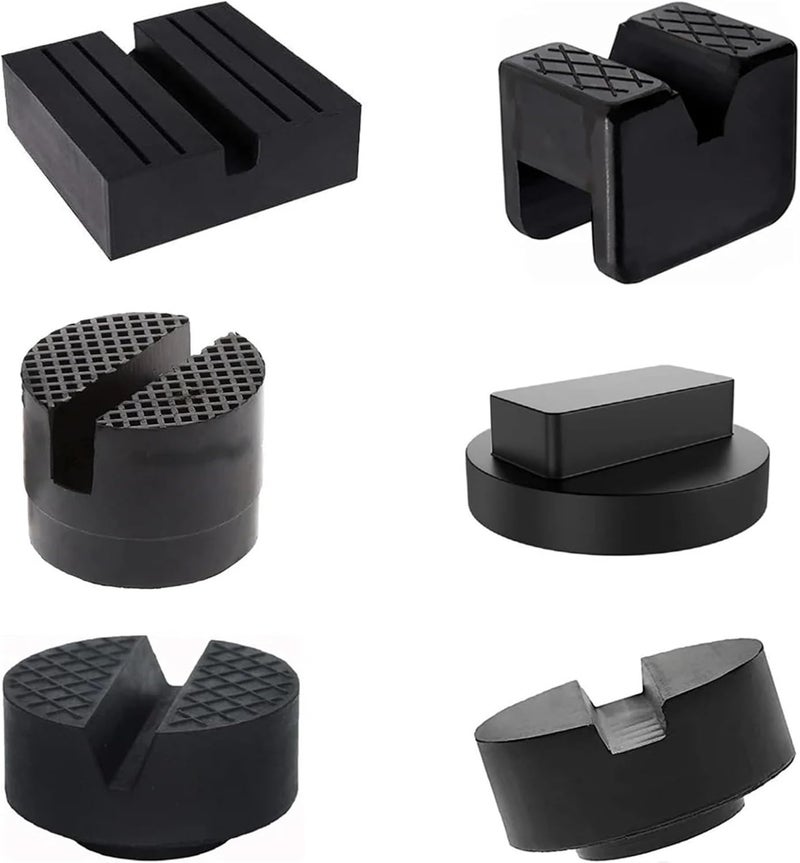 DEMULAX Universal Car Lift Jack Stand Rubber Pads - Image 1