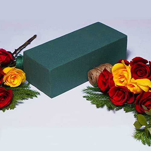 FLOFARE Pack of 6, Dry and Wet Floral Foam Blocks for Fresh and Artificial Flowers, Each (7.8” L x 3.5” W x 2.4” H), for Wedding, Birthdays, Home, Office, and Garden Decorations - Image 3
