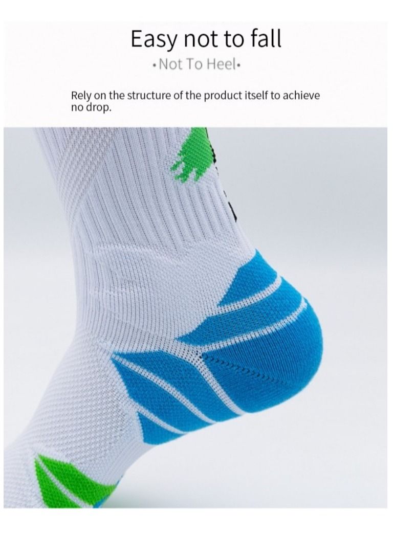 M MIAOYAN M MIAOYAN high-tube professional men's and women's actual combat basketball socks towel bottom thickened shock-absorbing high-top tide socks sports elite socks - Image 5