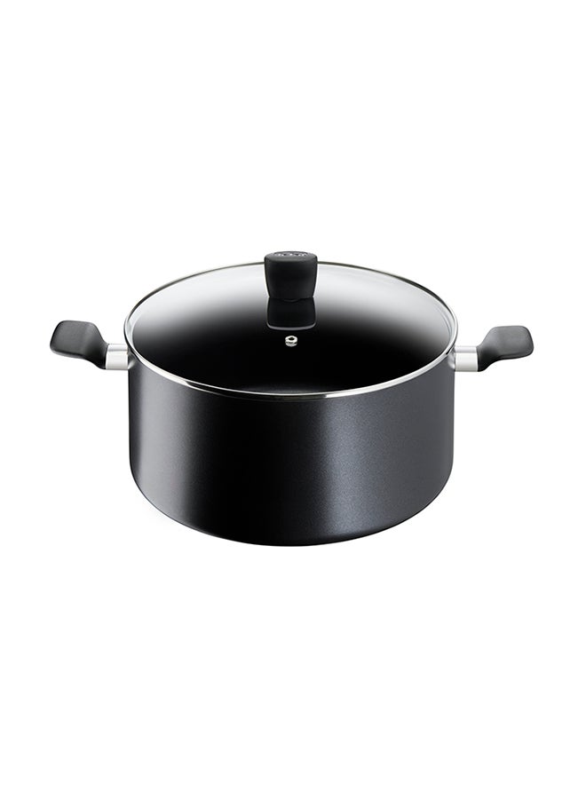 Tefal G6 Non-Stick Super Cook Stewpot With Lid Black/Clear 30 cm Black/Clear - Image 1