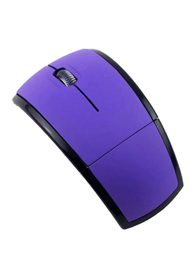 NIBEMINENT Wireless Folding Mouse 4.5inch Purple/Black 