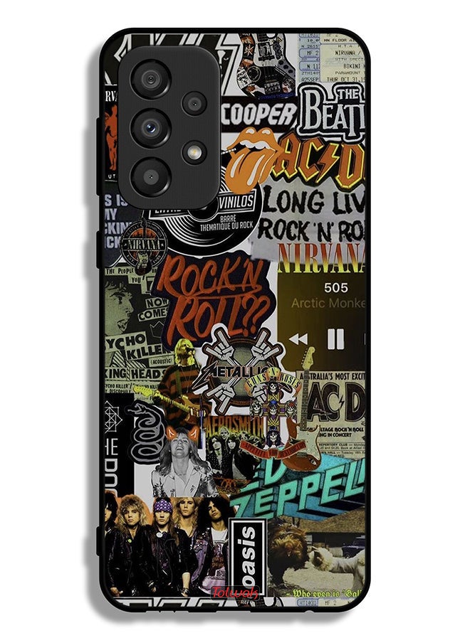 Tolwak Samsung Galaxy A33 5G Protective Case Cover Long Live Rock N Roll - Image 1