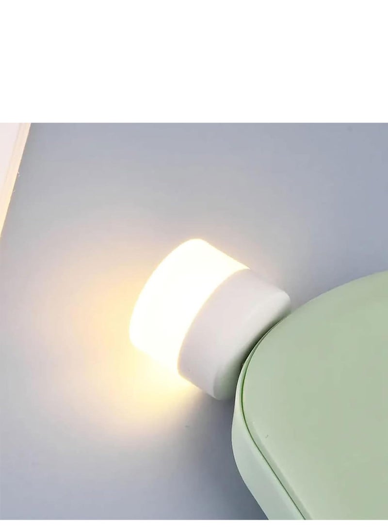 GUDOO 6 Pack USB Lights By Night, LED Plug In Bulbs Night Light, Modern White Style, Ideal For Bedroom, Bathroom, Nursery  - Image 3