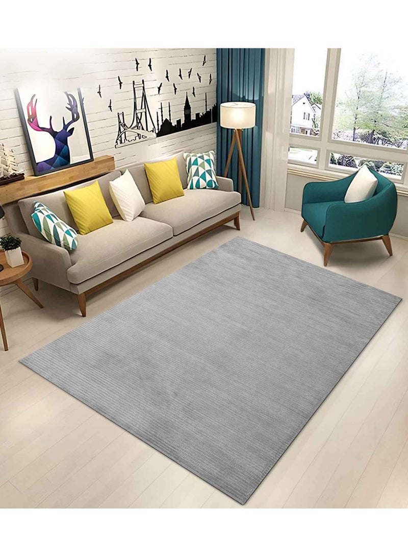 VENICE -100% VISCOSE RUG- 200X300 CMS- SILVER - Image 1