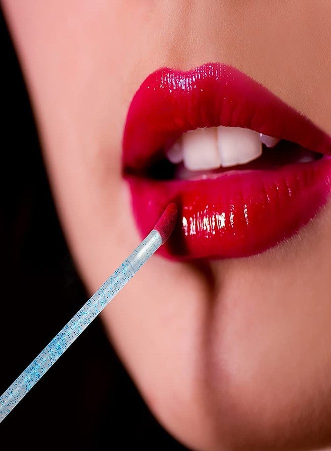 g2plus 100PCS Glitter Crystal Lip Brush, Disposable Lip Brushes Lip Gloss Applicators Lipstick Gloss Wands Applicator Perfect Makeup Tool Kits (Multi-colored) - Image 3