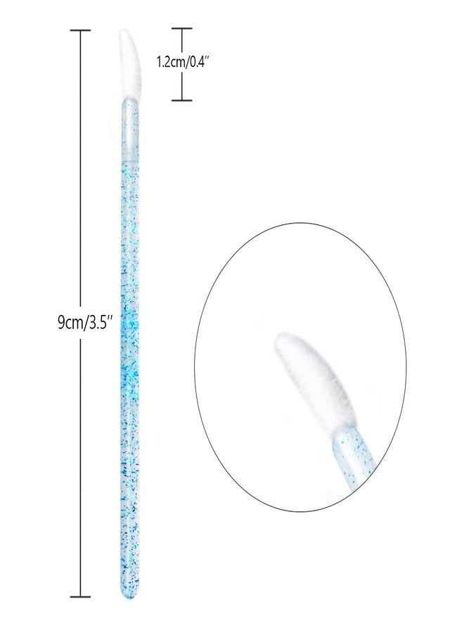 g2plus 100PCS Glitter Crystal Lip Brush, Disposable Lip Brushes Lip Gloss Applicators Lipstick Gloss Wands Applicator Perfect Makeup Tool Kits (Multi-colored) - Image 2