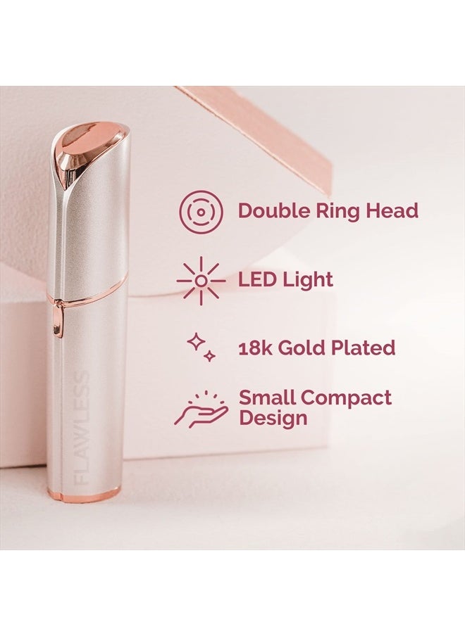 finishing touch Flawless Facial Hair Remover for Women, Electric Face Razor for Women with LED Light for Instant and Painless Hair Removal  - Image 2