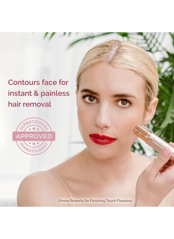 finishing touch Flawless Facial Hair Remover for Women, Electric Face Razor for Women with LED Light for Instant and Painless Hair Removal  - Image 3