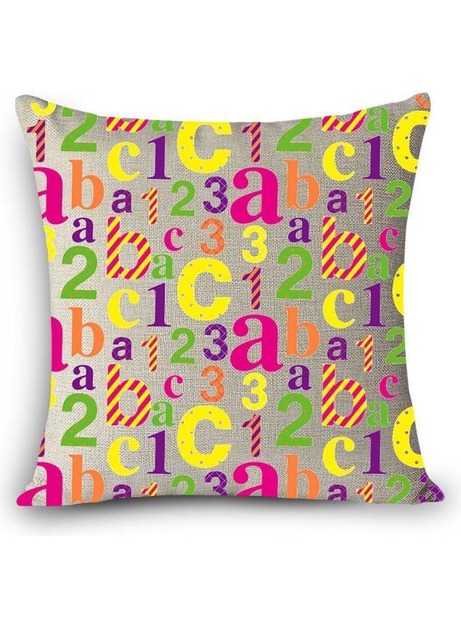 نيبمينينت غطاء وسادة ديكور بطبعة بسيطة متعدد الألوان