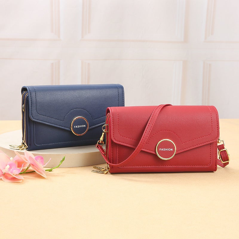 Multifunctional Solid Color PU Leather Wallet, RFID Blocking Design Portable Daily Storage Purse for Cards Cash Coin Business Use - Image 2