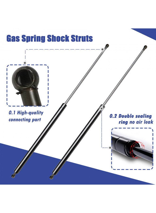 Hurotoms 28 inch 200Lbs/890N Universal Gas Spring Shock Struts Lift Supports for Lid Stay Prop RV Bed Cabinet Replacement for Heavy Duty Trailer Cap Tonneau Cover  - Image 3