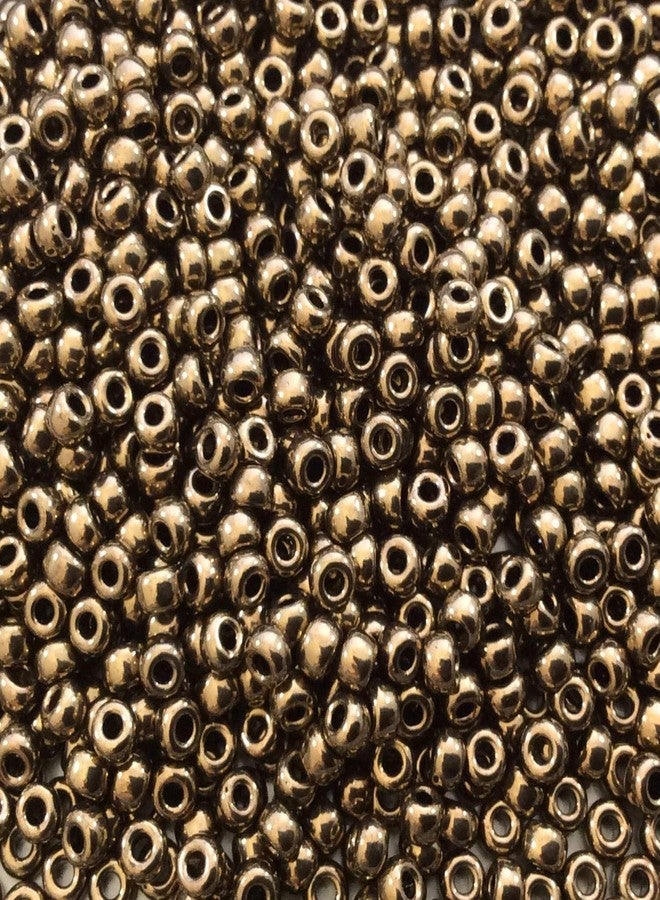 Miyuki Seed Beads 8/0 Metallic Dark Bronze 22gram Tube of Beads - Image 1