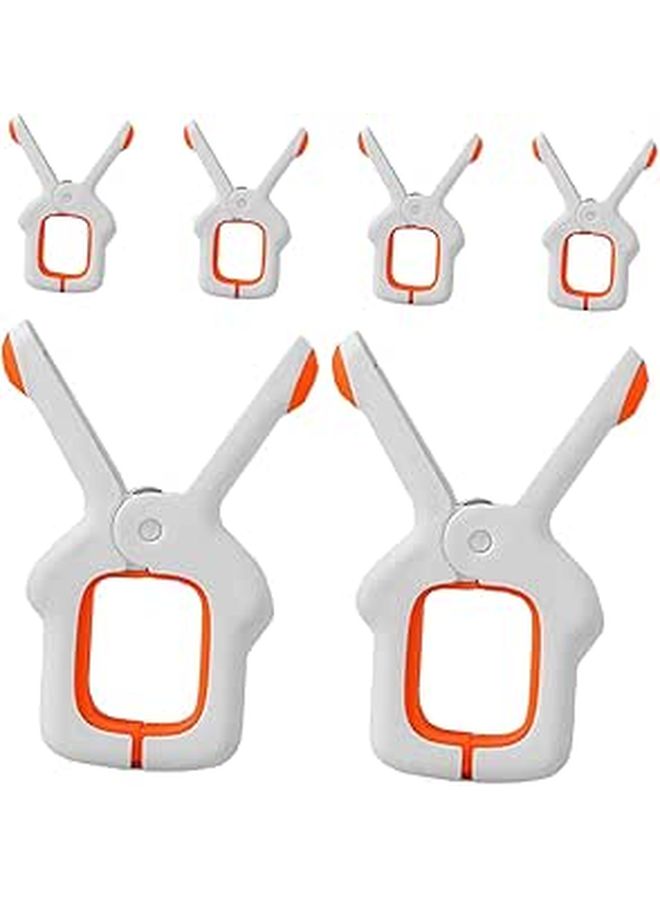 6 Windproof Towel Clips for Beach Chairs Strong Clamp Towel Holders Outdoor Pool Use - Image 1