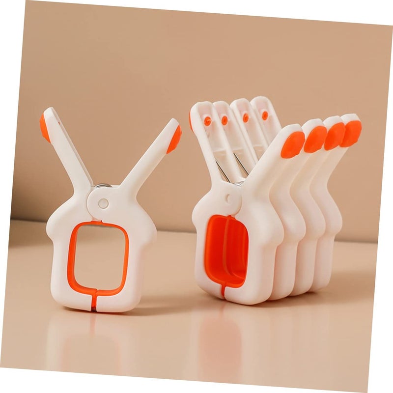 6 Windproof Towel Clips for Beach Chairs Strong Clamp Towel Holders Outdoor Pool Use - Image 4