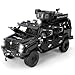 LOVEPOSELY Compatible for 124 SaberToothed Tiger Alloy Armored Car Model Collectible Diecast Armoured Explosive Protected Vehicle Toy Pull Back Toy Car with Sound and Light for Adult Kids Black - Image 2