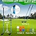 CWLAKON Golf Club Length Adjustable for Backyard Golf Game Yard Golf Games Club for Toddlers Junior Adults Family Plastic Golf Club for Indoor Outdoor Golf Training Chipping Games 2 Pack - Image 4