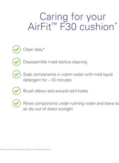 Resmed ResMed Airfit F30 Replacement Cushion Size Medium  - Image 5