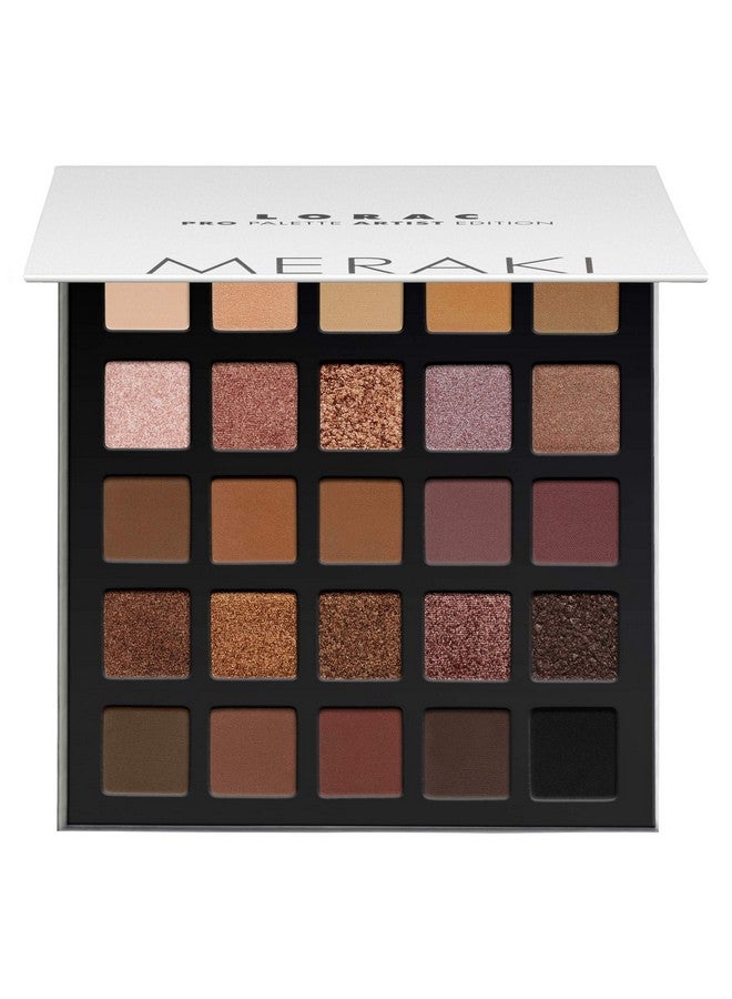 LORAC PRO Matte & Shimmer Eyeshadow Palette, Meraki | Glitter | Mirror Compact | Cruelty Free, Gluten Free, Vegan - Image 1