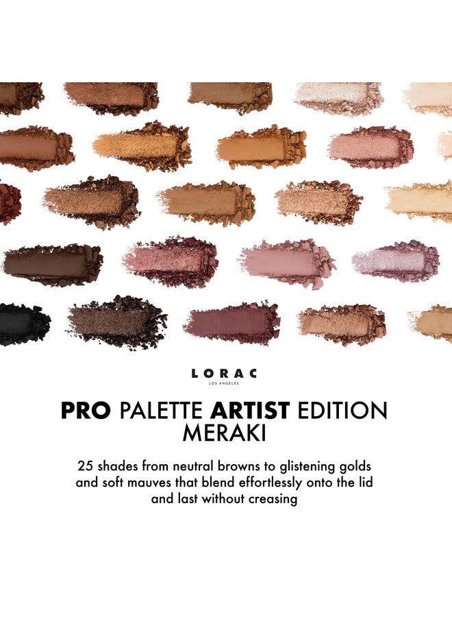 LORAC PRO Matte & Shimmer Eyeshadow Palette, Meraki | Glitter | Mirror Compact | Cruelty Free, Gluten Free, Vegan - Image 4