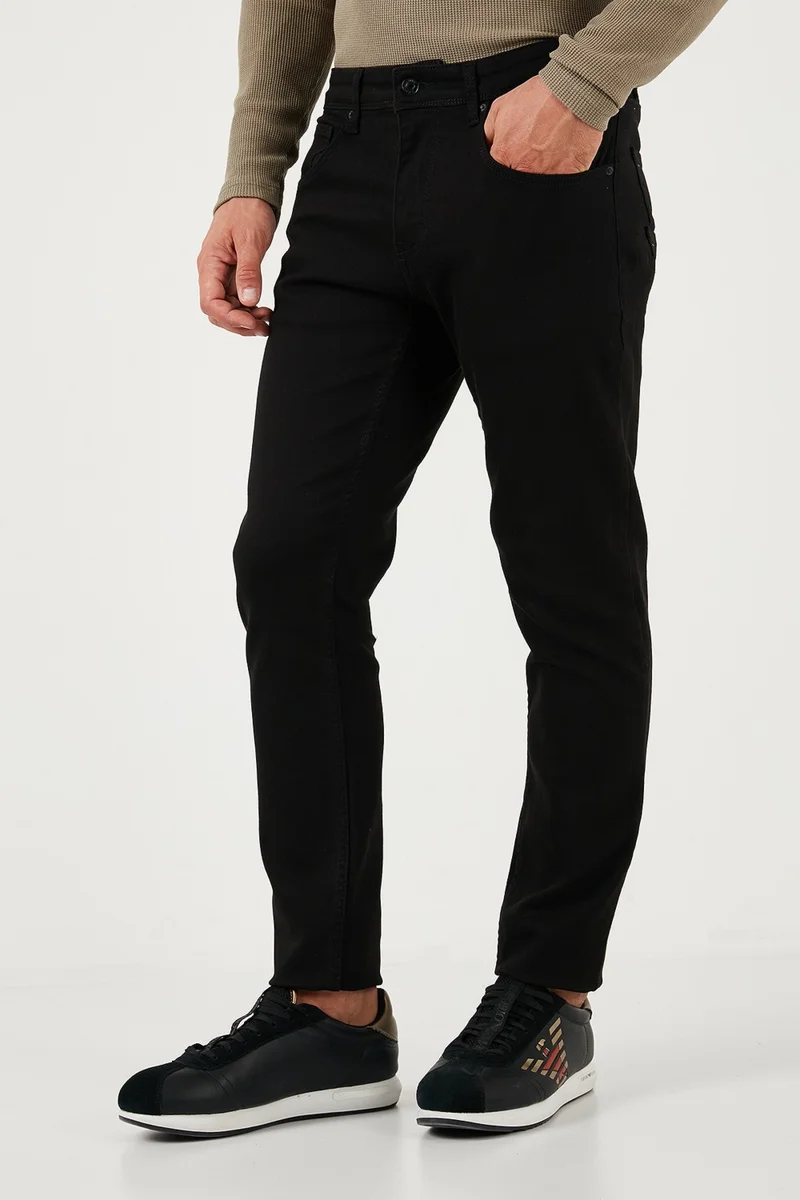 Buratti Cotton High Waist Slim Fit Straight Leg Jeans Men's Denim Trousers 3300S30TOKYO