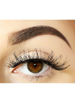 Red Cherry Eyelashes Human HAIR Black # 102  - Image 2